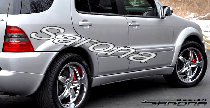 Custom Mercedes ML SUV/SAV/Crossover Fender Flares (1998 - 2005) - $490.00 (Part #MB-006-FF)